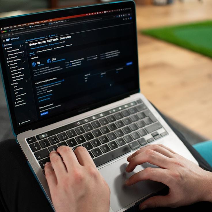 Interface for Android app development
